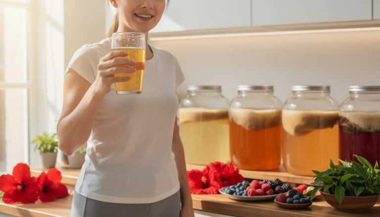 Comprehensive guide to kombucha’s probiotic and antioxidant profile
