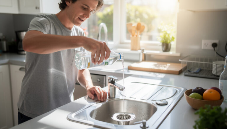 Why everyone is pouring white vinegar down their sink this afternoon
